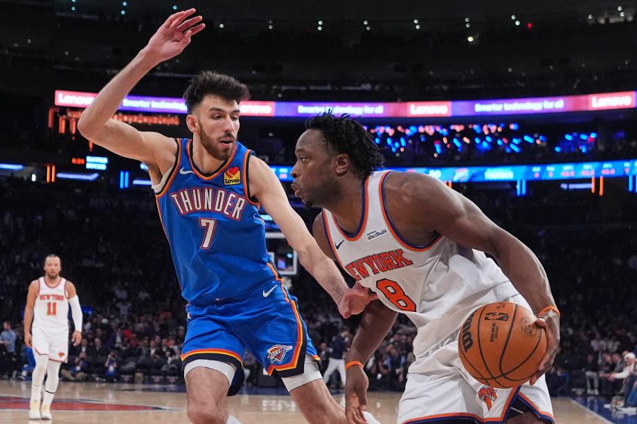 五大联赛-NBA-霍姆格伦28+8唐斯17+17 雷霆3分险胜尼克斯